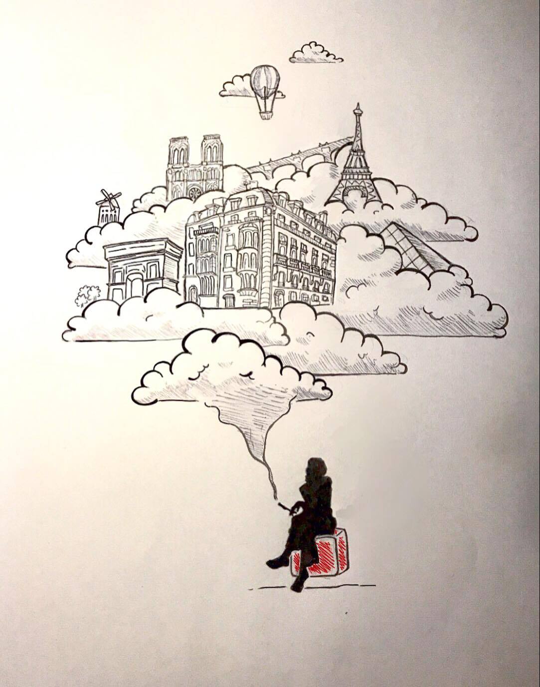 Paris is in the sky