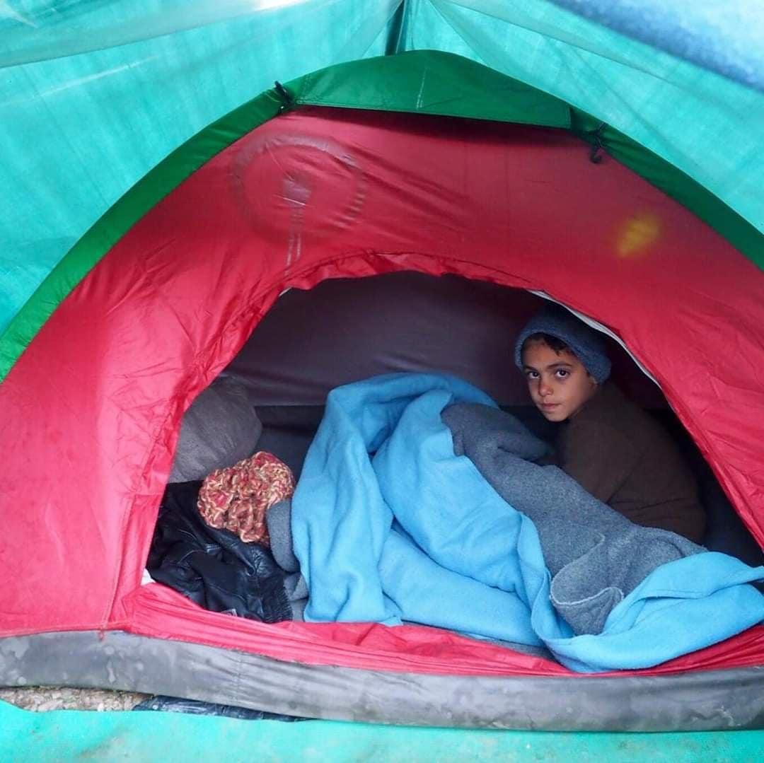 Migrants in Moria