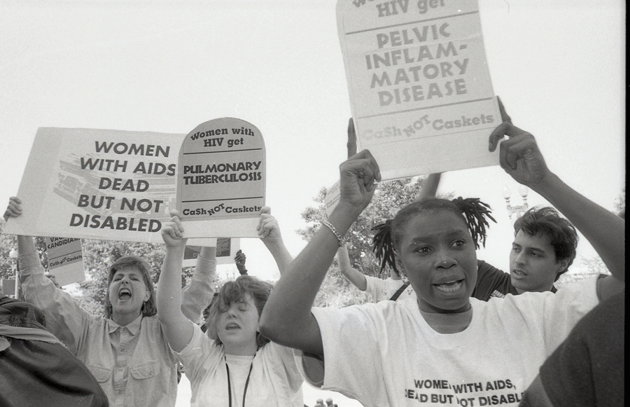 Women Don’t Get AIDS, They Just Die Of It: Women in ACT UP